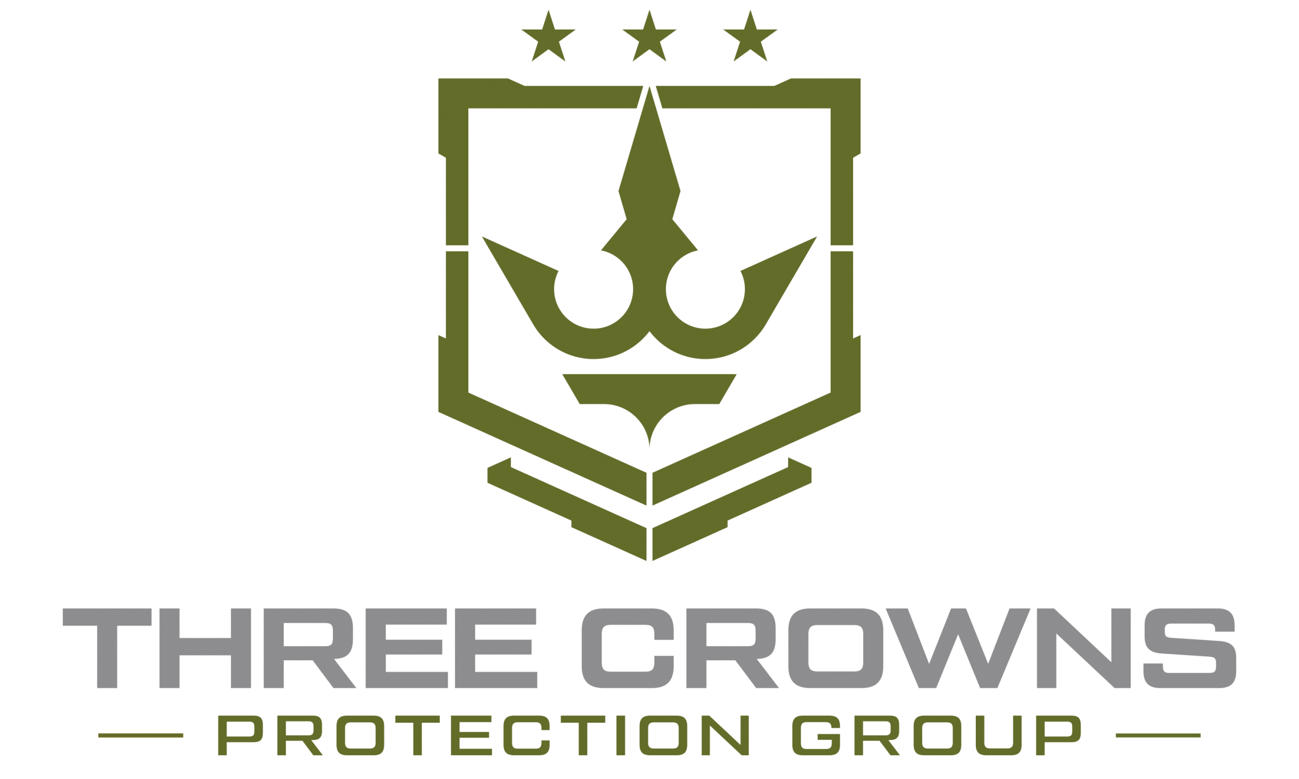 Three Crowns tall logo V1 PNG